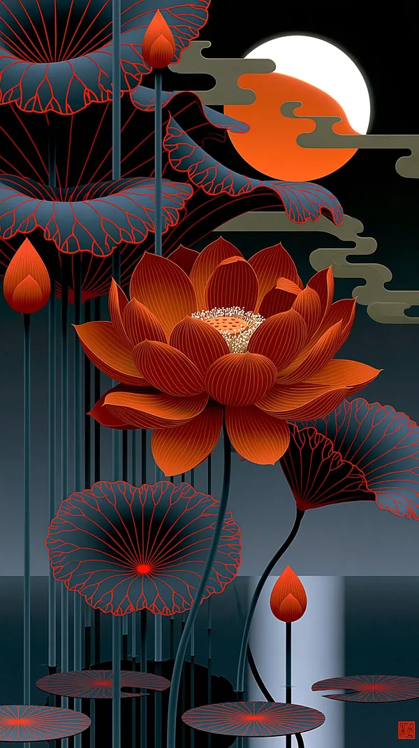 夏至 Summer Solstice — I Ching Oracle card artwork