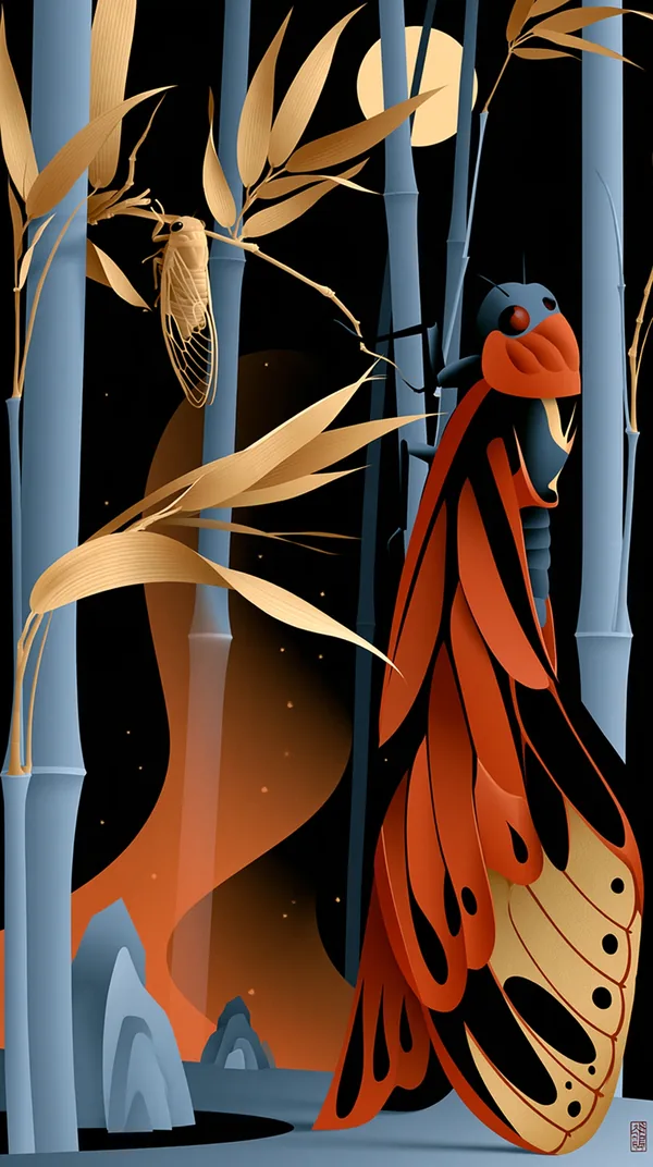 小暑 Minor Heat — I Ching Oracle card artwork