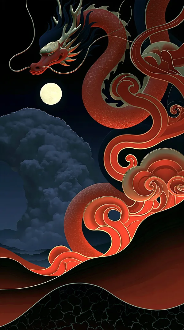大暑 Major Heat — I Ching Oracle card artwork